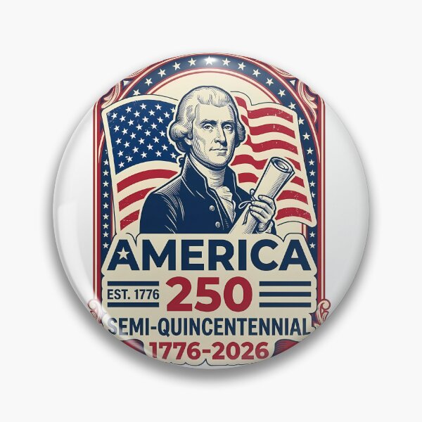 Item preview, America 250 Semi-Quincentennial 1776 2026 Thomas Jefferson designed and sold by RoyesButler.