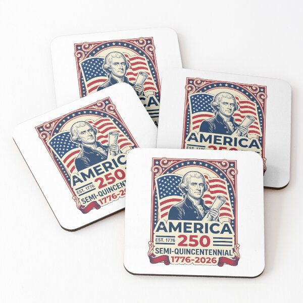 Item preview, America 250 Semi-Quincentennial 1776 2026 Thomas Jefferson designed and sold by RoyesButler.