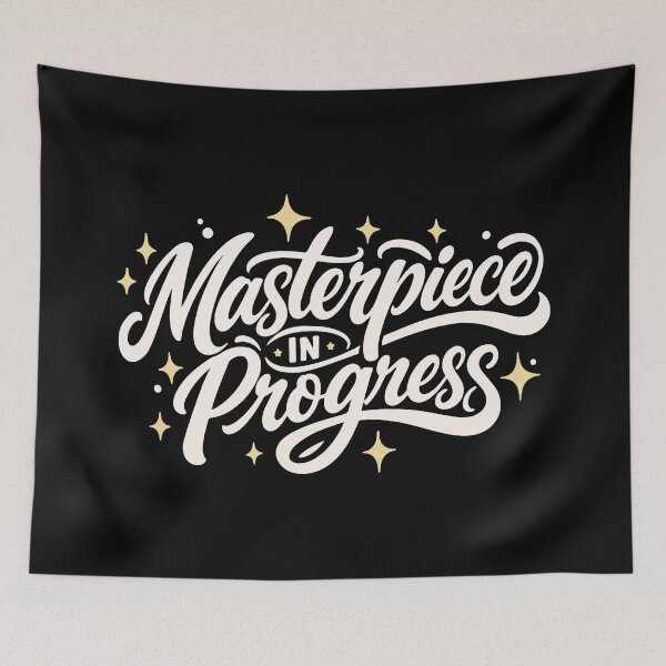 Item preview, Masterpiece in Progress – Christian designed and sold by Verse & Vibes.