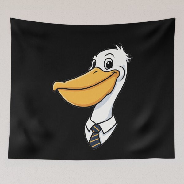 Item preview, Professional Pelican Boss Cartoon Character designed and sold by k3rstman1.