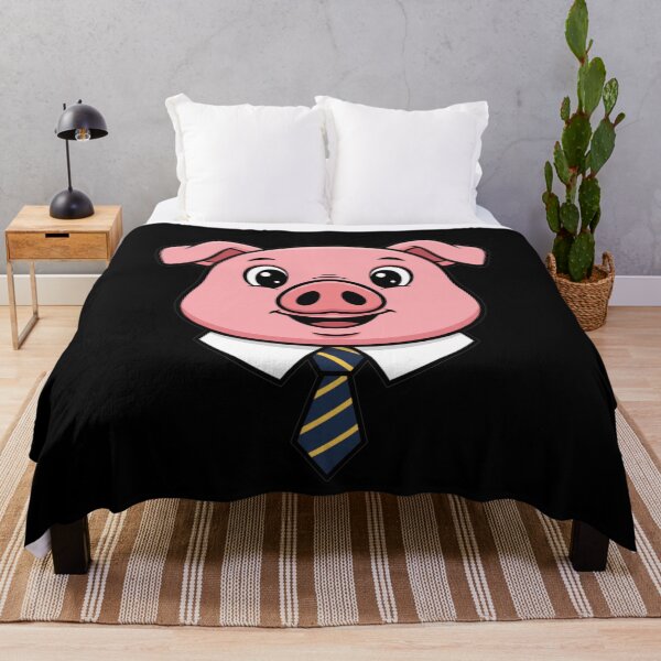 Item preview, Funny Cartoon Pig Boss Business Tie Executive designed and sold by k3rstman1.
