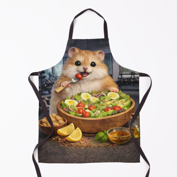 Item preview, Cute Hamster Eating Salad Sticker designed and sold by jgvisualarts.