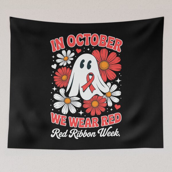 Item preview, in October We Wear Red Ribbon Week Awareness designed and sold by EllenJast.