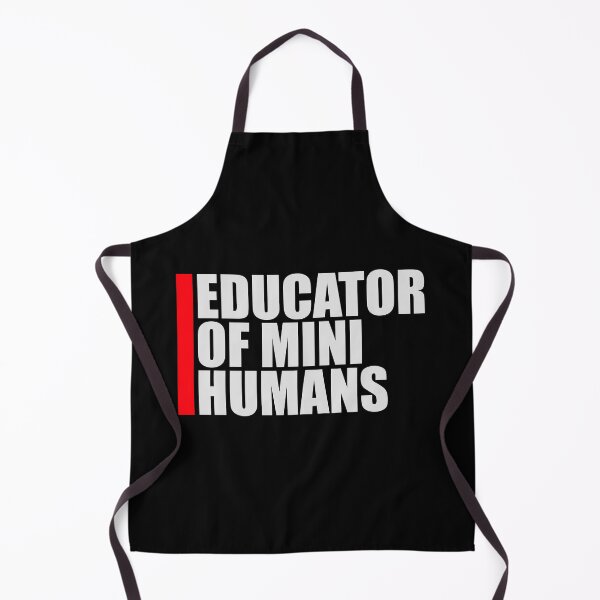 Item preview, Educator Of Mini Humans Funny Teacher Quote Logo designed and sold by shirt-o-mat.