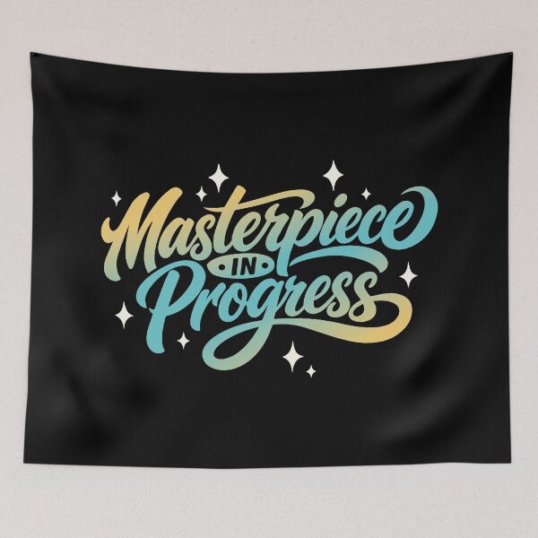 Item preview, Masterpiece in Progress designed and sold by Verse & Vibes.