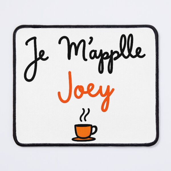 Item preview, Je M’applle Joey – FRIENDS Inspired Joey & Phoebe Coffeehouse Gag | Funny French Quote Sticker & Tee designed and sold by Nene's design.