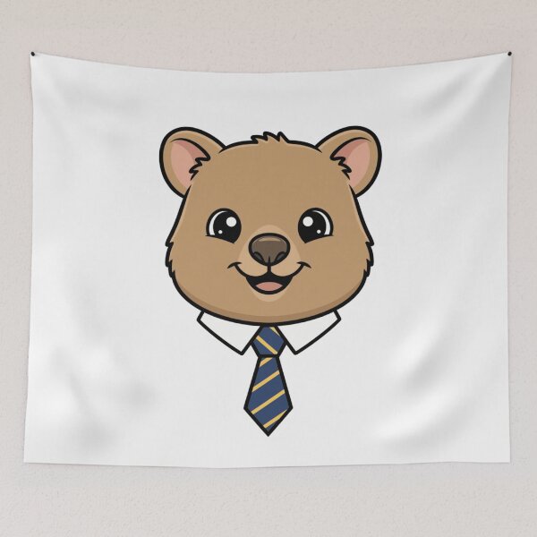 Item preview, Cute Business Quokka Boss wearing Tie designed and sold by k3rstman1.