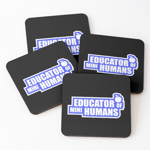 Item preview, Educator Of Mini Humans Funny Teacher Quote Logo designed and sold by shirt-o-mat.