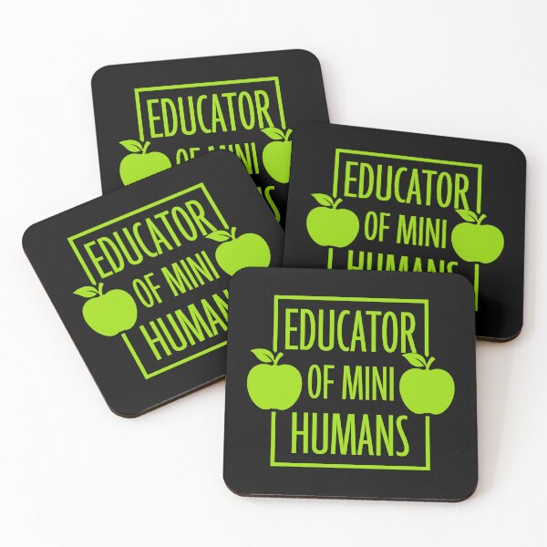 Item preview, Educator Of Mini Humans Funny Teacher Quote Logo designed and sold by shirt-o-mat.
