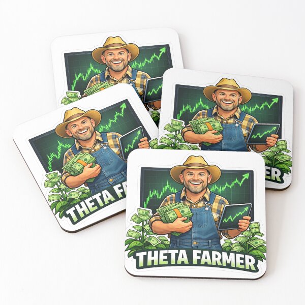 Item preview, Theta Farmer – Options Trading Premium Seller | Theta Gang Investor Meme designed and sold by VolatilityEdge.