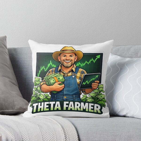 Item preview, Theta Farmer – Options Trading Premium Seller | Theta Gang Investor Meme designed and sold by VolatilityEdge.