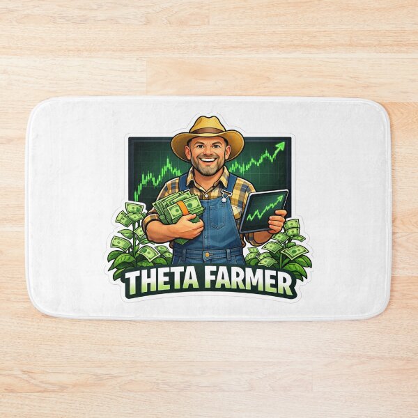 Artikelvorschau, Theta Farmer – Optionshändler mit Prämien | Theta Gang Investoren-Meme entworfen und verkauft von VolatilityEdge.