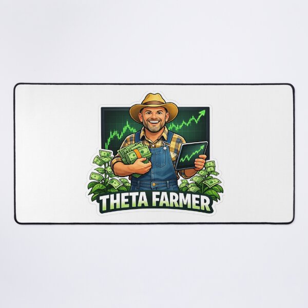 Item preview, Theta Farmer – Options Trading Premium Seller | Theta Gang Investor Meme designed and sold by VolatilityEdge.