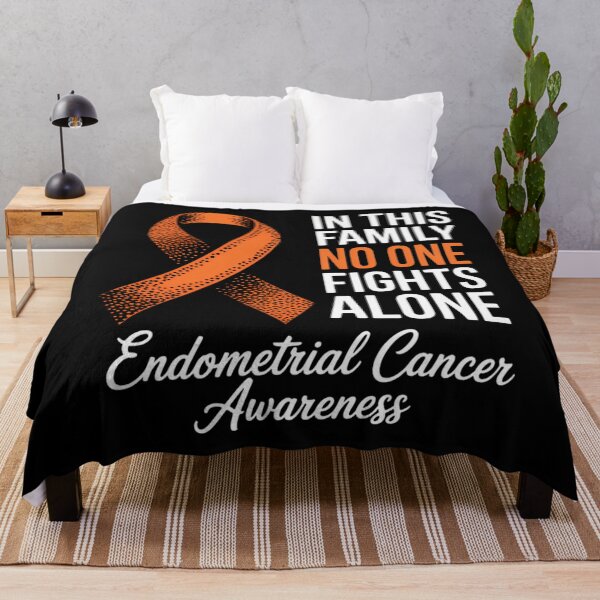 Item preview, In This Family No One Fights Alone Endometrial Cancer designed and sold by EllenJast.
