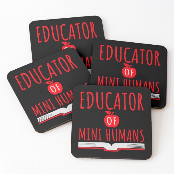 Item preview, Educator Of Mini Humans Funny Teacher Quote Logo designed and sold by shirt-o-mat.