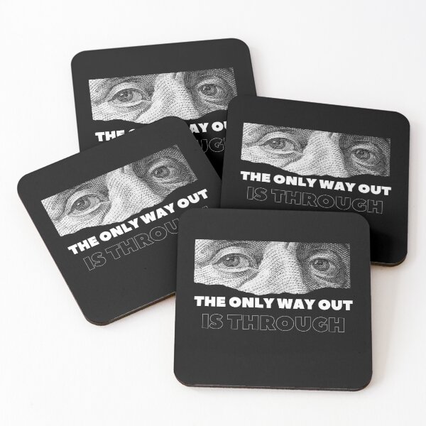 Item preview, The only way out is through designed and sold by LaughandLaugh.