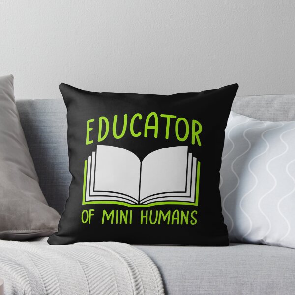 Item preview, Educator Of Mini Humans Funny Teacher Quote Logo designed and sold by shirt-o-mat.
