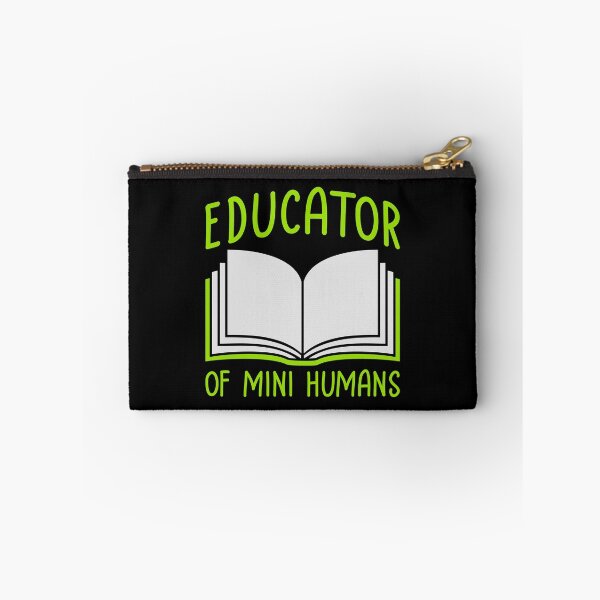 Item preview, Educator Of Mini Humans Funny Teacher Quote Logo designed and sold by shirt-o-mat.