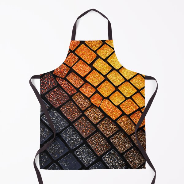 Item preview, Fiery Geometric Mosaic Abstract Pattern designed and sold by Kaleidoscope Print.