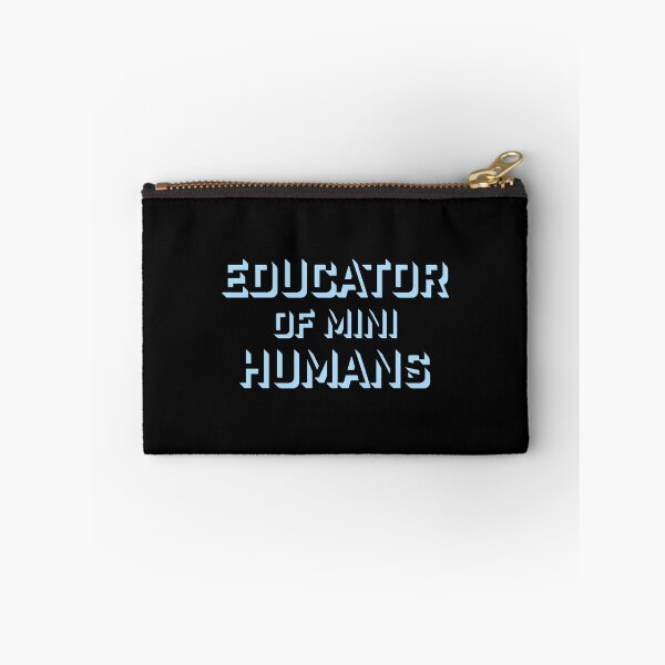 Item preview, Educator Of Mini Humans Funny Teacher Quote Logo designed and sold by shirt-o-mat.