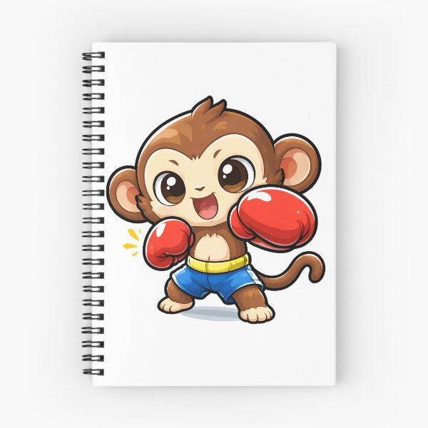 Artikelvorschau, Punch Monkey – Niedlicher Cartoon-Boxer – Lustiges Kampfaffen-Tierdesign entworfen und verkauft von HobsS.