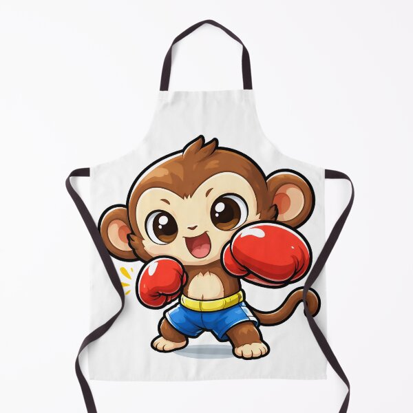 Artikelvorschau, Punch Monkey – Niedlicher Cartoon-Boxer – Lustiges Kampfaffen-Tierdesign entworfen und verkauft von HobsS.