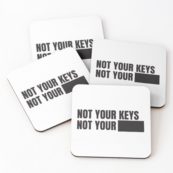 Item preview, Not Your Keys Not Your Coins — Bitcoin Crypto Gift designed and sold by SatoshiPress.