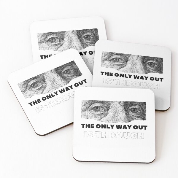 Item preview, The only way out is through designed and sold by LaughandLaugh.