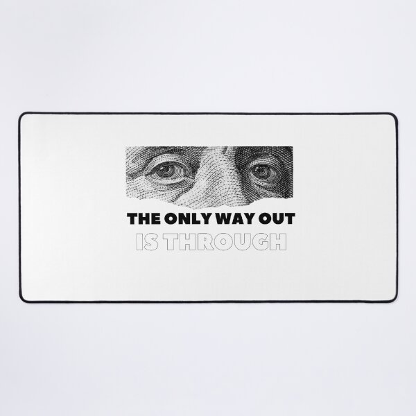 Item preview, The only way out is through designed and sold by LaughandLaugh.