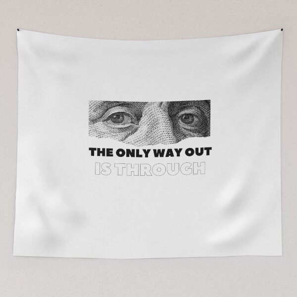 Item preview, The only way out is through designed and sold by LaughandLaugh.