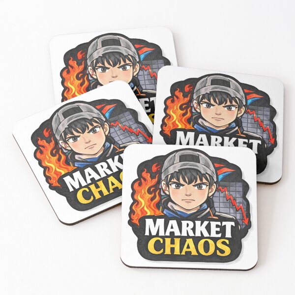 Item preview, Market Chaos Anime Trader – Stock Market Crash Meme designed and sold by VolatilityEdge.