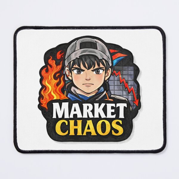 Item preview, Market Chaos Anime Trader – Stock Market Crash Meme designed and sold by VolatilityEdge.