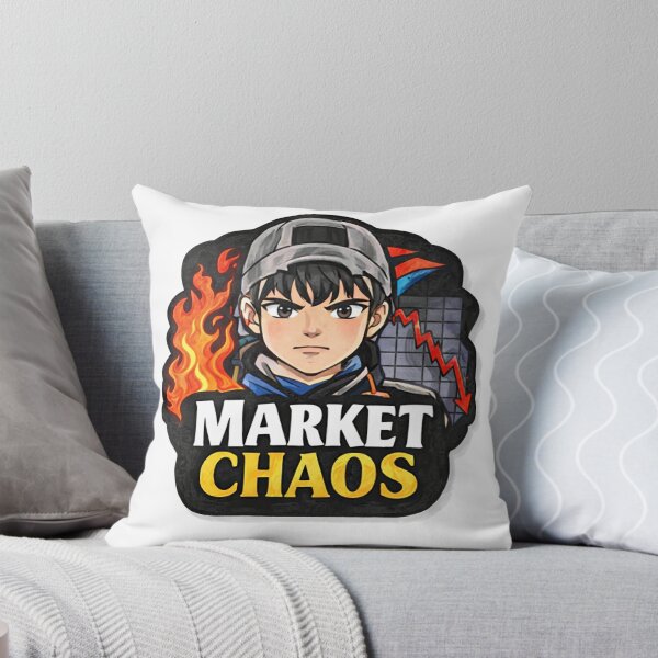 Item preview, Market Chaos Anime Trader – Stock Market Crash Meme designed and sold by VolatilityEdge.