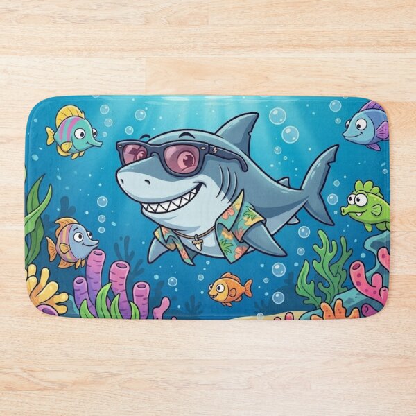 Item preview, Smart shark wearing goggle  designed and sold by DoneAndDusted.