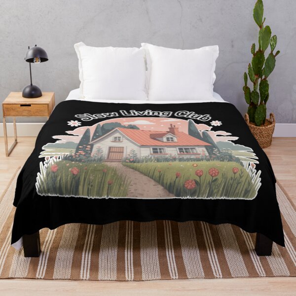 Artikelvorschau, Slow Living Club – Cottagecore-Shirt mit Blumen-Ästhetik entworfen und verkauft von ImaginedSpace7.