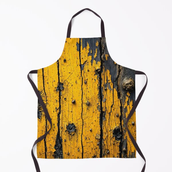 Item preview, Rustic Yellow Peeling Paint Wood Texture designed and sold by Kaleidoscope Print.