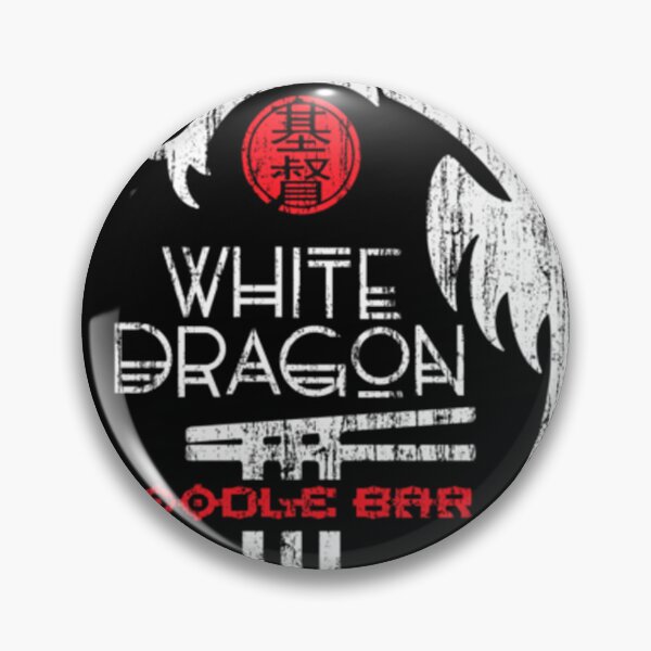 Item preview, White Dragonnoodle Bar 2049 Logo designed and sold by VilmaWebe.