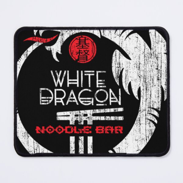 Item preview, White Dragonnoodle Bar 2049 Logo designed and sold by VilmaWebe.