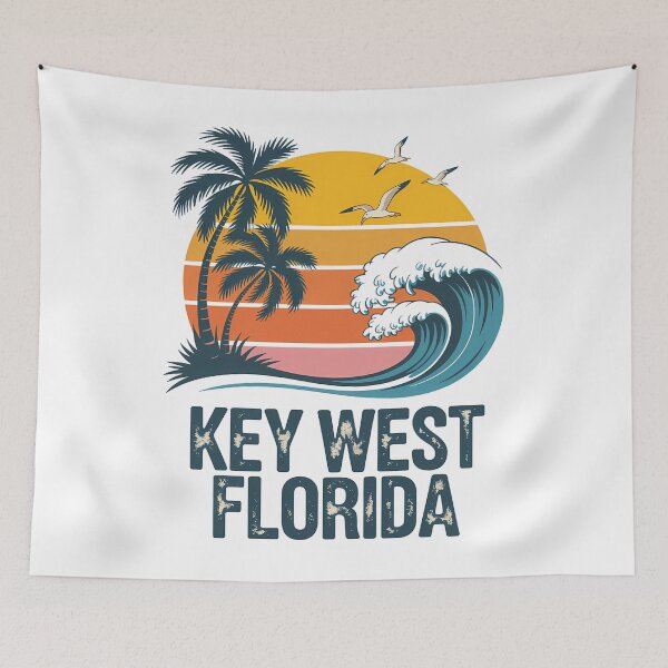 Item preview, Key West Florida Beach Vintage Spring Break Vacation designed and sold by EllenJast.