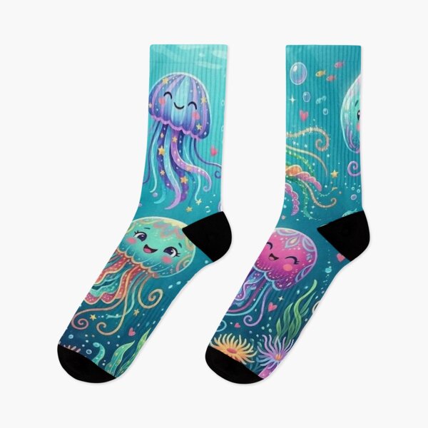 Item preview, Cute jelly fishes underwater designed and sold by DoneAndDusted.
