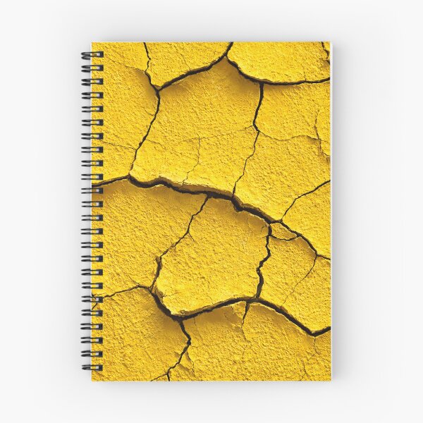 Item preview, Bold Yellow Cracked Wall Texture designed and sold by Kaleidoscope Print.
