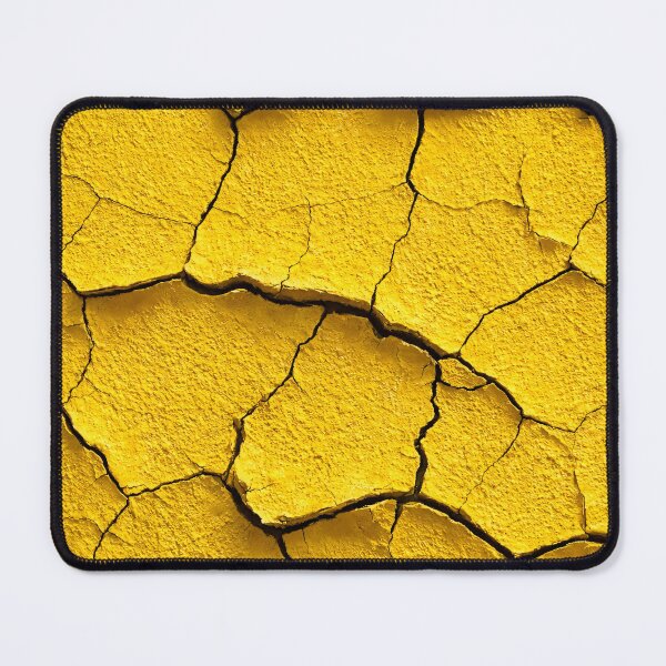 Item preview, Bold Yellow Cracked Wall Texture designed and sold by Kaleidoscope Print.