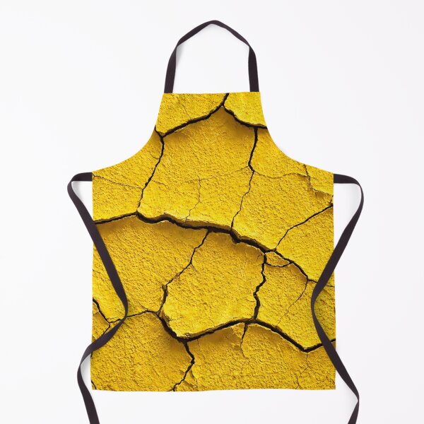 Item preview, Bold Yellow Cracked Wall Texture designed and sold by Kaleidoscope Print.