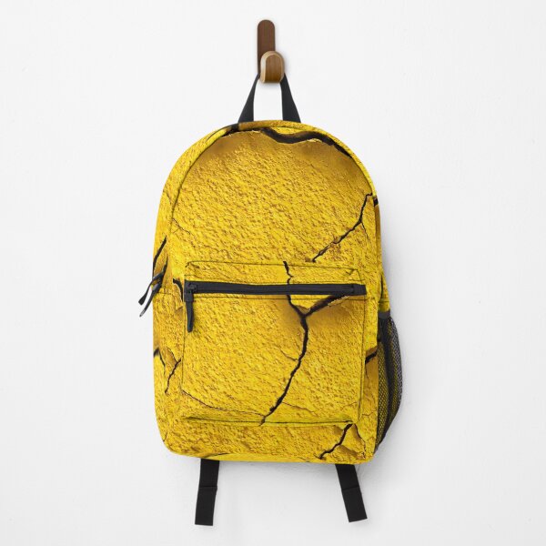 Item preview, Bold Yellow Cracked Wall Texture designed and sold by Kaleidoscope Print.