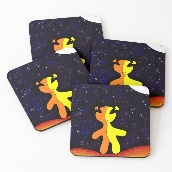Item preview, Cute Alien Standing on a Planet – Whimsical Space Illustration designed and sold by Aunty Riah Studios.