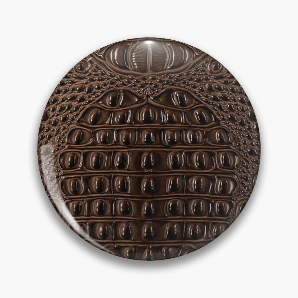 Item preview, Embossed Brown Crocodile Leather Texture designed and sold by Kaleidoscope Print.