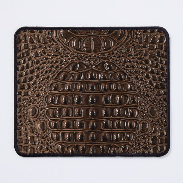 Item preview, Embossed Brown Crocodile Leather Texture designed and sold by Kaleidoscope Print.