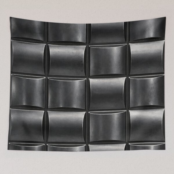 Item preview, Black Metallic Geometric Tile Pattern designed and sold by Kaleidoscope Print.