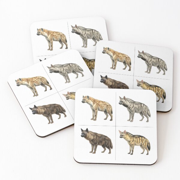 Item preview, Four distinct species of hyena designed and sold by ArunDandiboina.