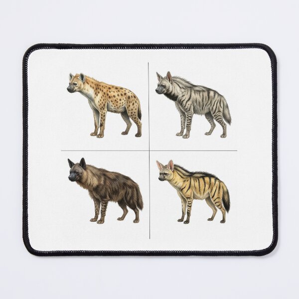 Item preview, Four distinct species of hyena designed and sold by ArunDandiboina.